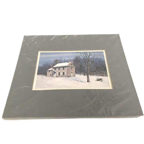 Darell Koons Art Print Washingtons Headquarters Valley Forge RARE Listed Artist - Picture 2 of 9